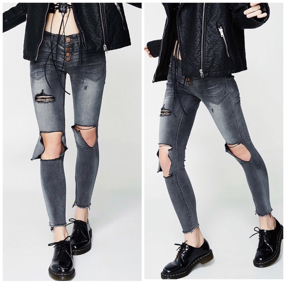 One Teaspoon Jean Freebirds ll Le Duke Distress 26 - Picture 2 of 8